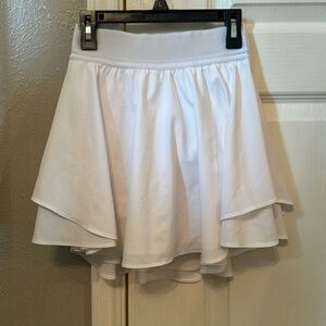 White Lululemon tennis skirt